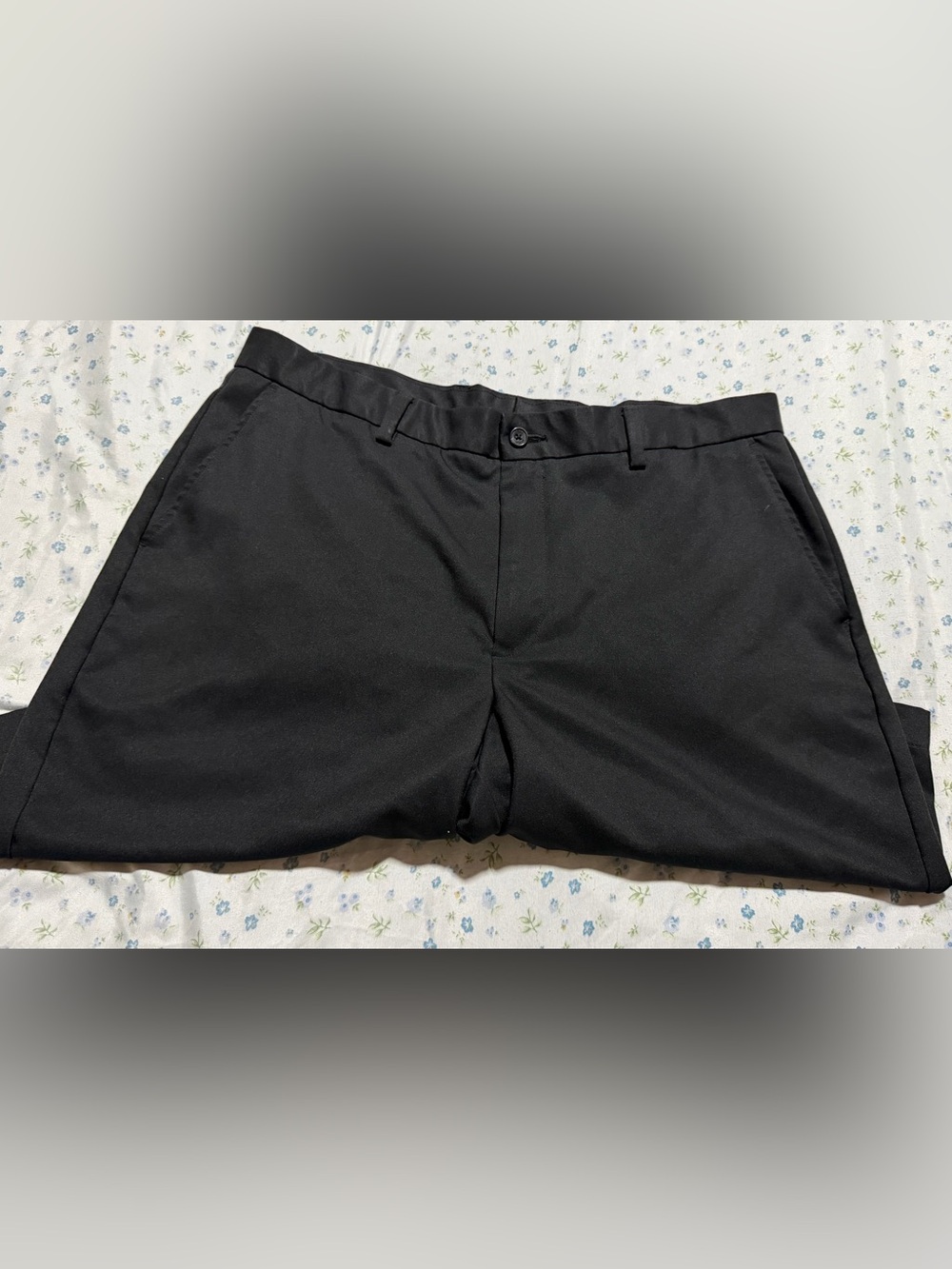 Greg Norman Collection Black Flat-Front Men's Shorts